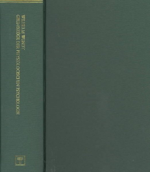 Grundzuge der physiologischen Psychologie (1874) (History of Psychology) cover