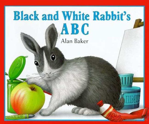 Black and White Rabbit's ABC cover