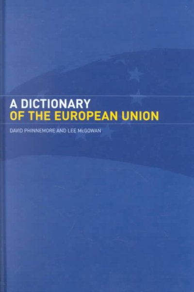 A Dictionary of the European Union cover