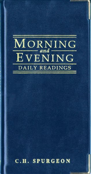 Morning And Evening: Blue (Daily Readings) cover