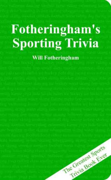 Fotheringham's Sporting Trivia cover