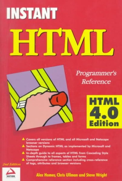 Instant HTML Programmer's Reference Html cover