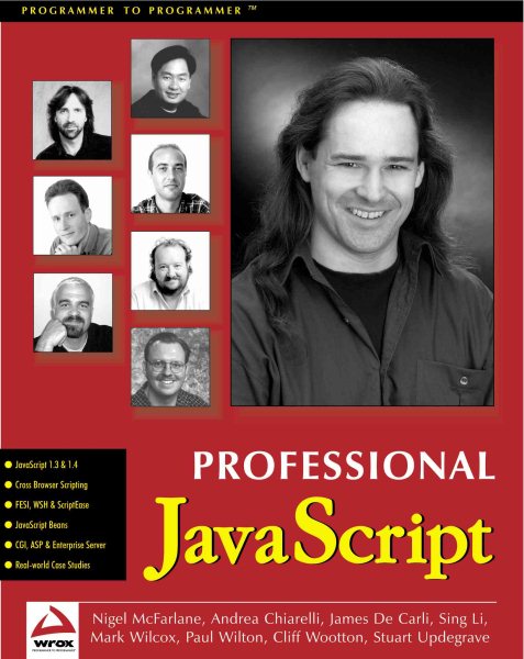 Professional JavaScript with DHTML, ASP, CGI, FESI, Netscape Enterprise Server, Windows Script Host, LiveConnect and Java cover