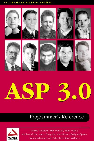 Asp 3.0 Programmer's Reference cover