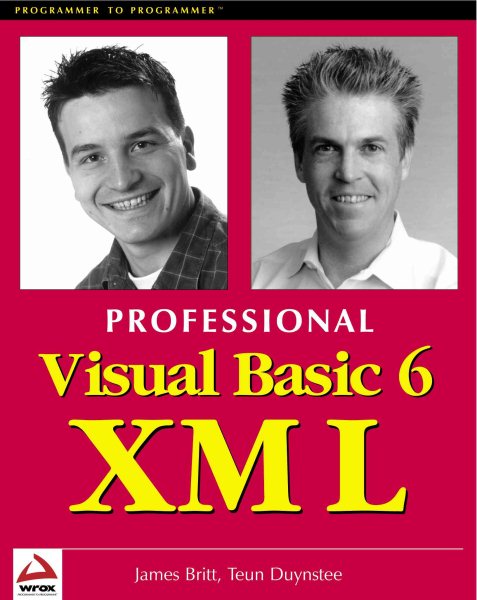 Professional Visual Basic 6 XML cover
