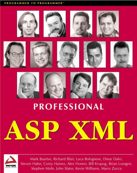 Professional ASP XML cover