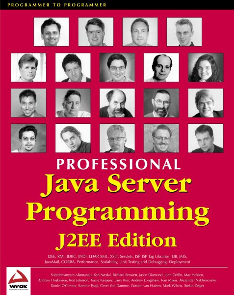 Professional Java Server Programming J2EE Edition cover