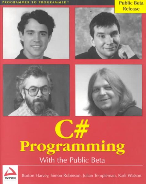 C# Programming with the Public Beta cover