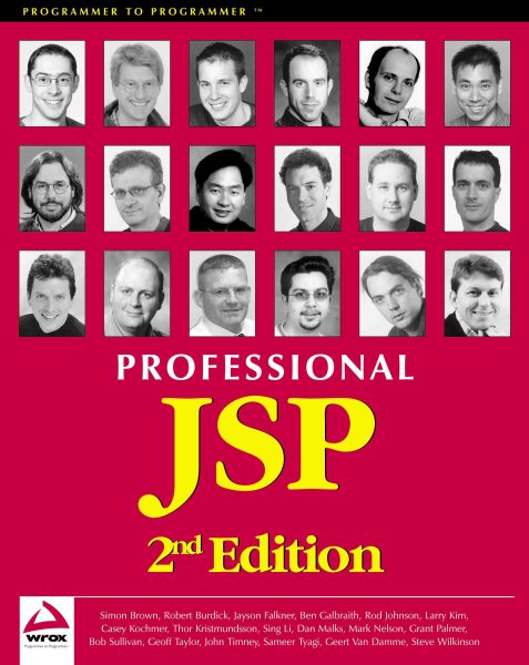 Professional JSP 2nd Edition cover