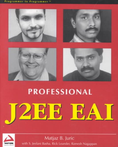 Professional J2EE EAI cover