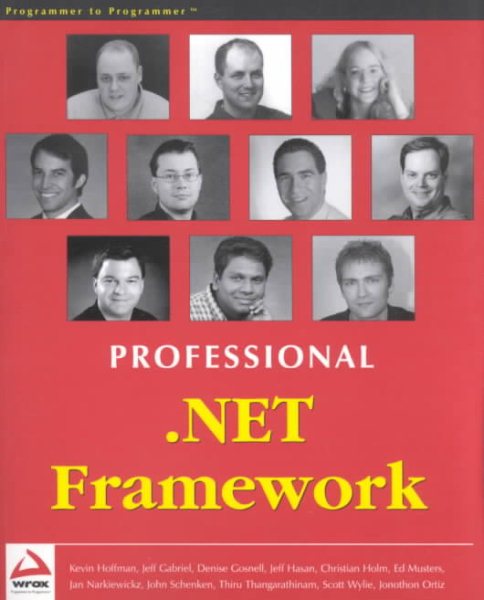 Professional .NET Framework cover