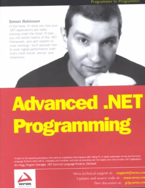 Advanced .NET Programming cover