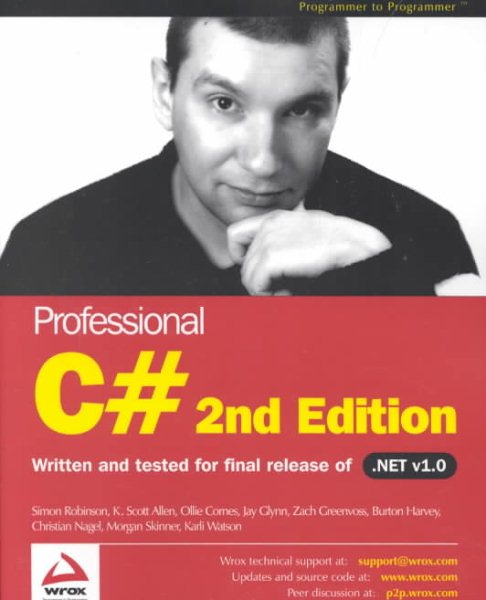 Professional C# (2nd Edition) cover