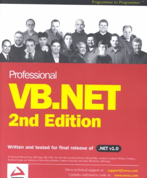 Professional VB.NET, 2nd Edition cover