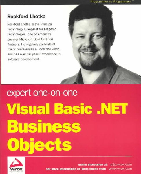 Expert One-on-One Visual Basic .NET Business Objects