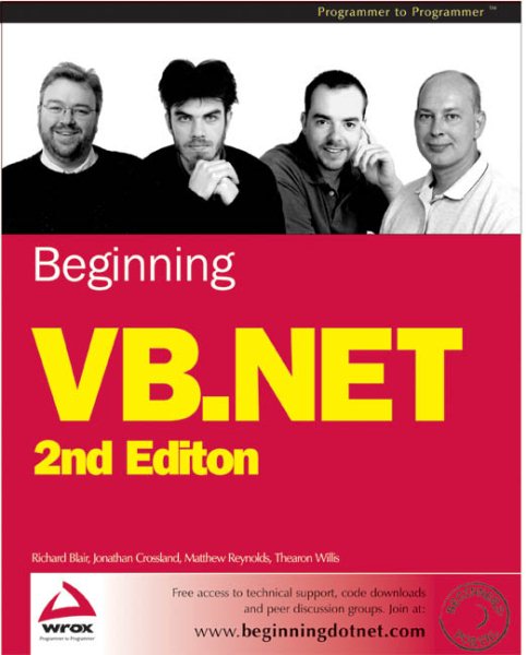 Beginning VB.NET, Second Edition cover