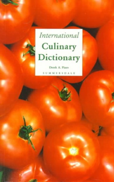 International Culinary Dictionary cover