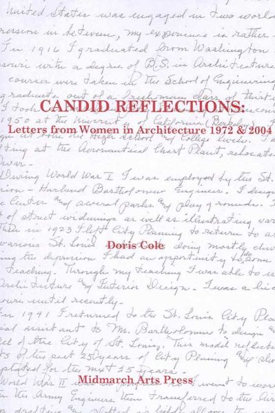 Candid Reflections: Letters from Women in Architecture, 1972 & 2004 cover