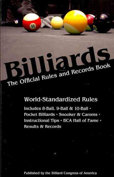 Billiards 2011: The Official Rules & Records Book
