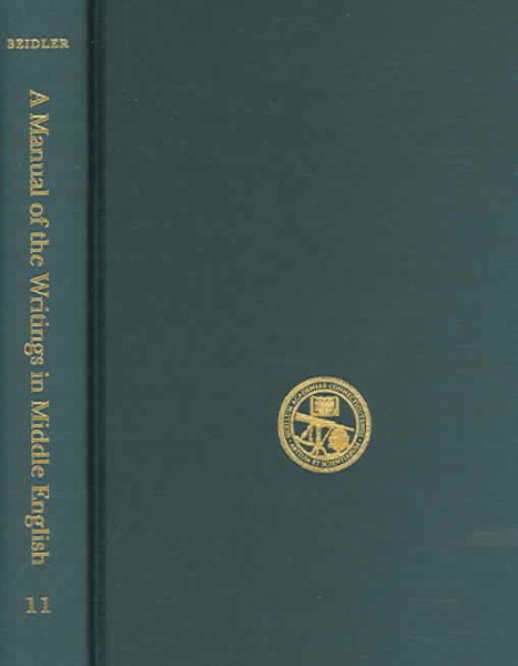 A Manual of the Writings in Middle English: 1050 - 1500 cover
