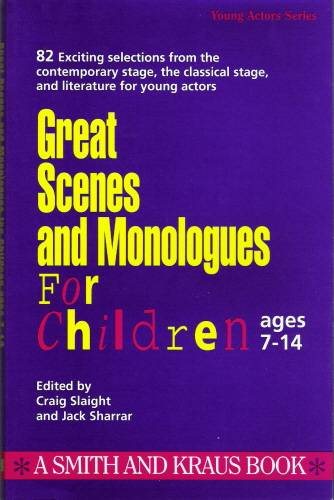 Great Scenes and Monologues for Children (Young Actors Series) cover