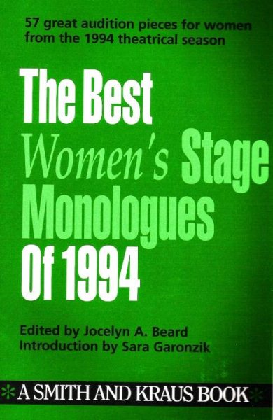 The Best Women's Stage Monologues of 1994 cover