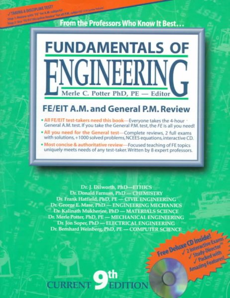 Fundamentals of Engineering Review (General) New 9th edition (Fundamentals of Engineering, 9th ed)
