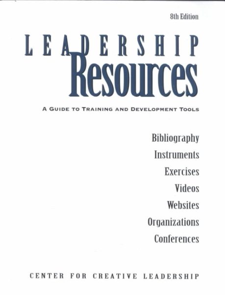 Leadership Resources: A Guide to Training and Development Tools cover