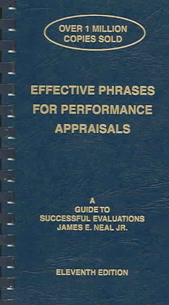 Effective Phrases for Performance Appraisals: A Guide to Successful Evaluations cover