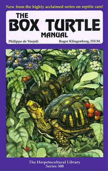 The Box Turtle Manual (Herpetocultural Library, The) cover