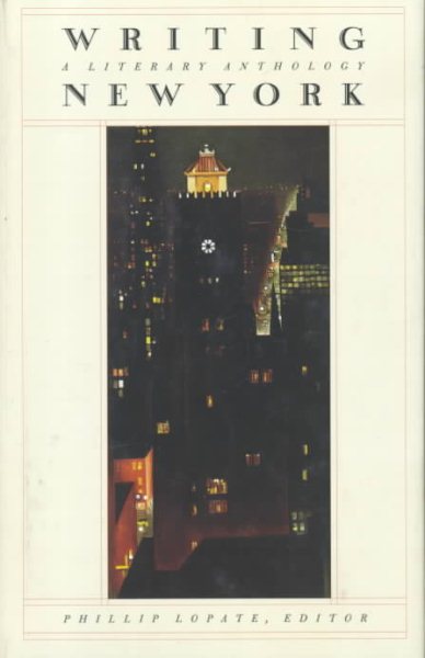 Writing New York : A Literary Anthology (Library of America) cover