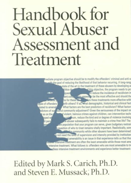 Handbook for Sexual Abuser Assessment and Treatment cover