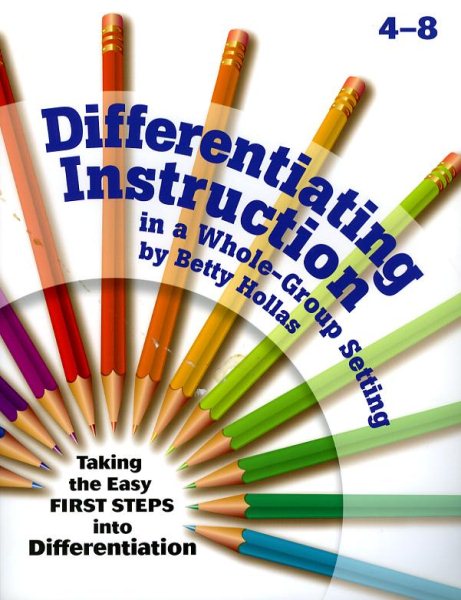 Essential Learning Products Grades 3-8 Differentiating Instruction in a Whole-Group Setting Book Aid cover