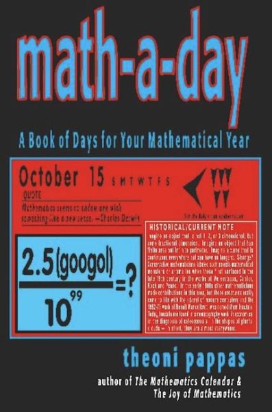 Math-A-Day: A Book of Days for Your Mathematical Year cover