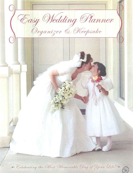 Easy Wedding Planner, Organizer & Keepsake cover