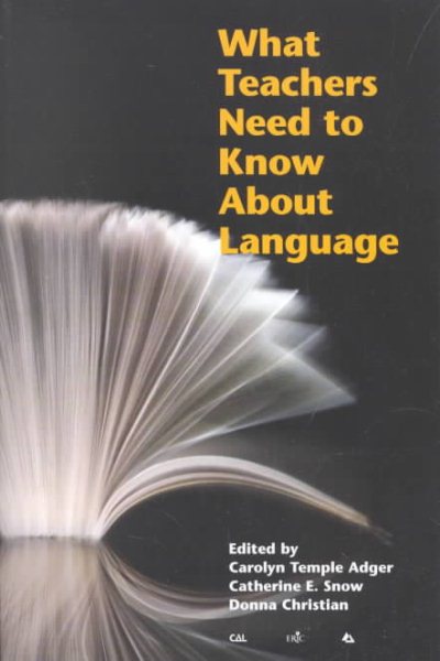 What Teachers Need to Know About Language (Language in Education) cover