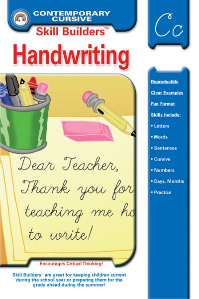Handwriting Workbook: Contemporary Cursive (Skill Builders) cover