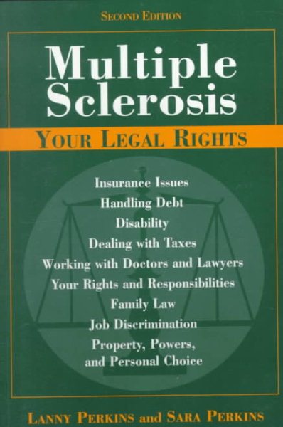 Multiple Sclerosis: "Your Legal Rights, 2nd Edition" cover