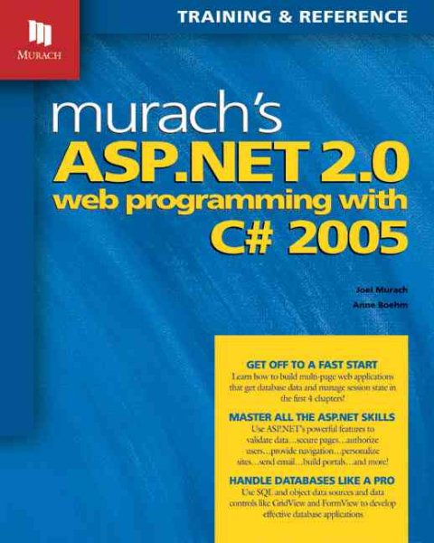 Murach's ASP.NET 2.0 Web Programming with C# 2005 cover