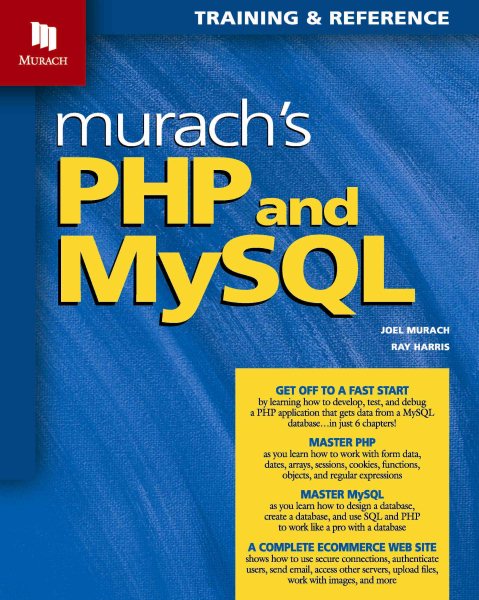 Murach's PHP and MySQL (Murach: Training & Reference) cover