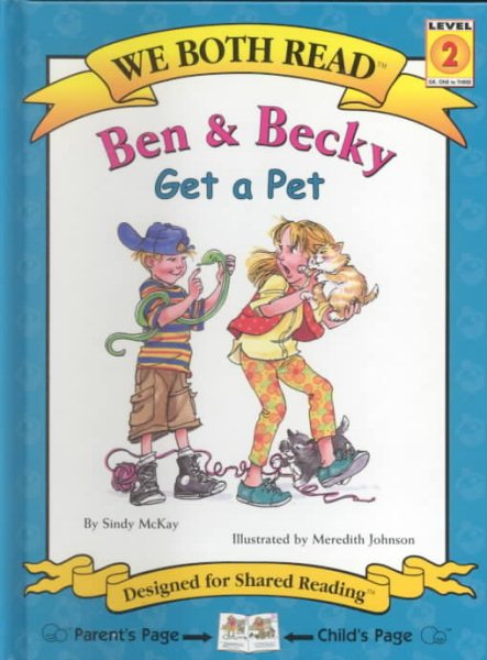 Ben & Becky Get a Pet (We Both Read) (We Both Read - Level 2 (Cloth)) cover