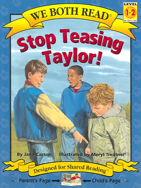 Stop Teasing Taylor! (We Both Read: Level 1-2) cover