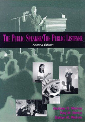 The Public Speaker/the Public Listener cover