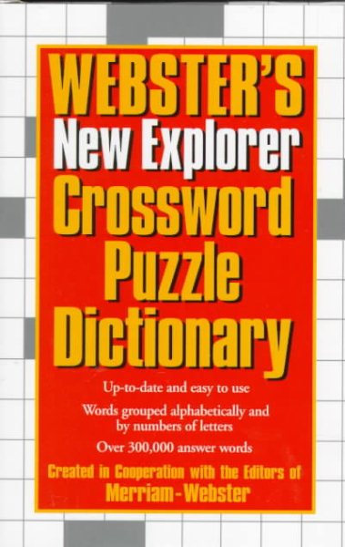 Webster's New Explorer Crossword Puzzle Dictionary cover