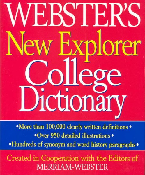 Webster's New Explorer College Dictionary cover