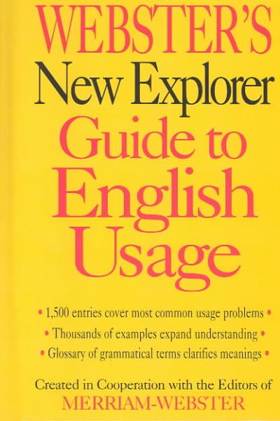 Webster's New Explorer Guide to English Usage cover