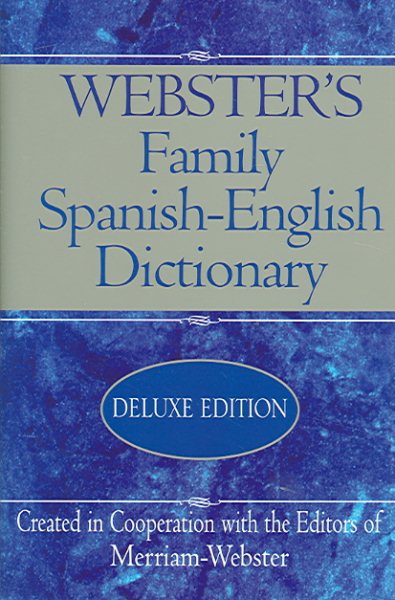 Webster's Family Spanish-English Dictionary (Spanish and English Edition) cover