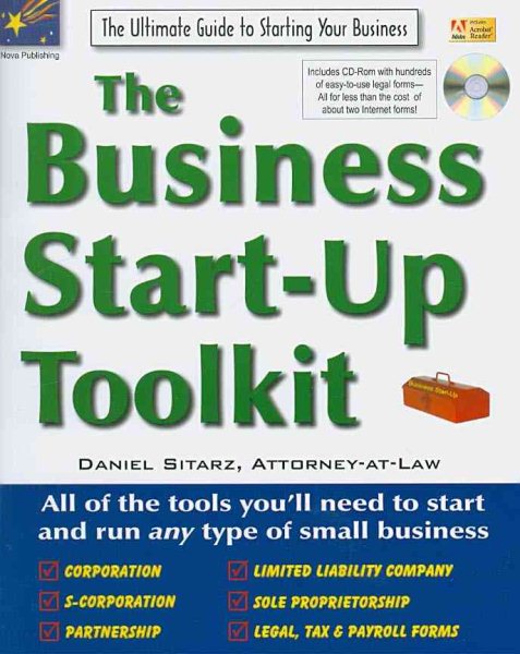 The Business Start-Up Toolkit (Legal Toolkit) cover
