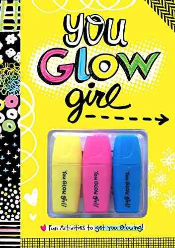 You GLOW Girl - Neon Highlighters Activity Book - Girls 8+ cover