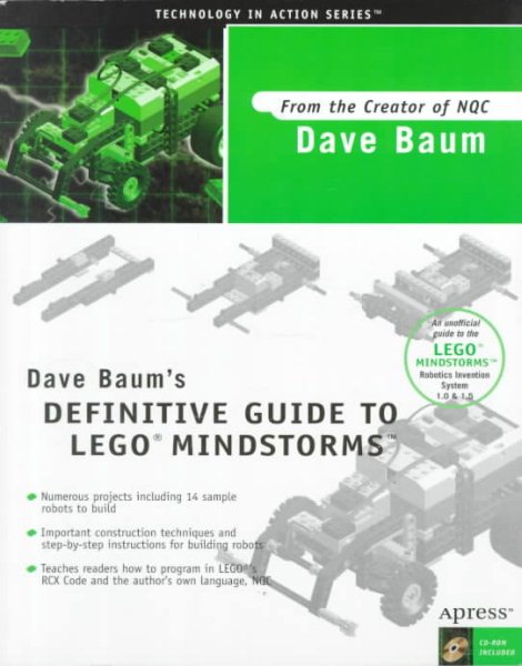 Dave Baum's Definitive Guide to LEGO Mindstorms (Technology In Action) cover